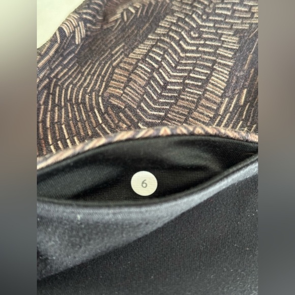 LULULEMON Wunder Under Crop II *Full-On Luon Golden Godess Cashew Multi Size 6 - Picture 11 of 11